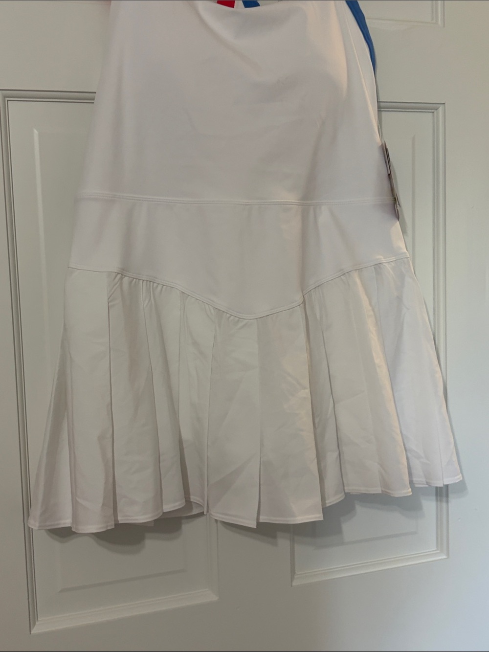 JoyLab White Active Dress with Red and Blue Straps - Picture 8 of 10